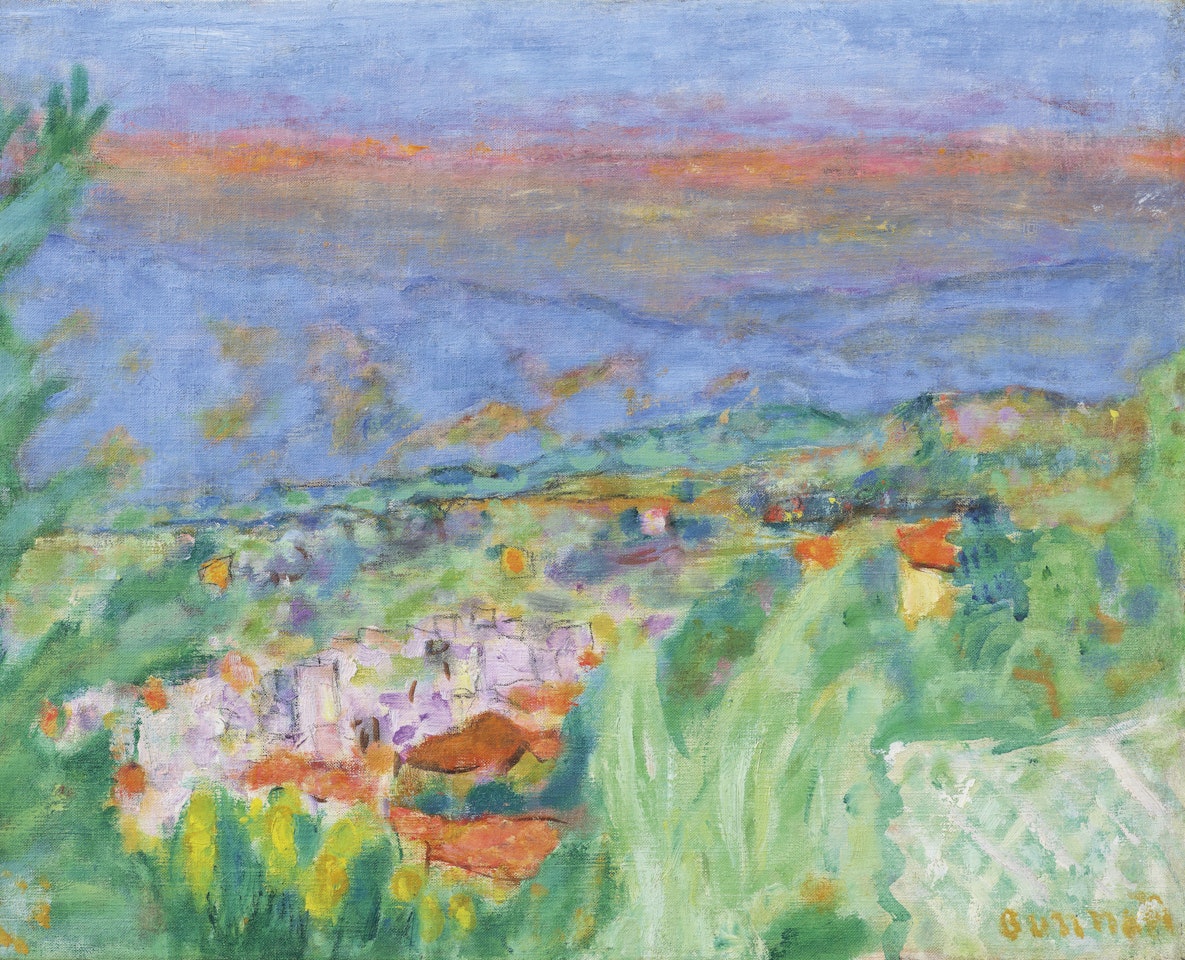 Paysage du Cannet by Pierre Bonnard