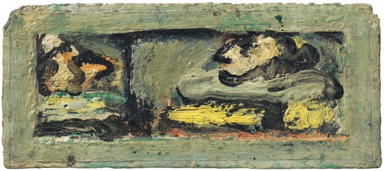 Clown et Polichinelle by Georges Rouault