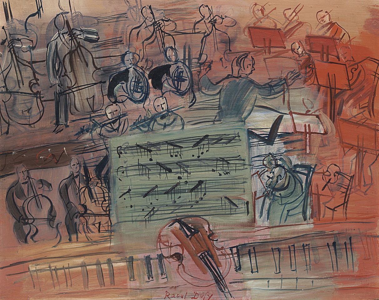 Le concerto au violon by Raoul Dufy