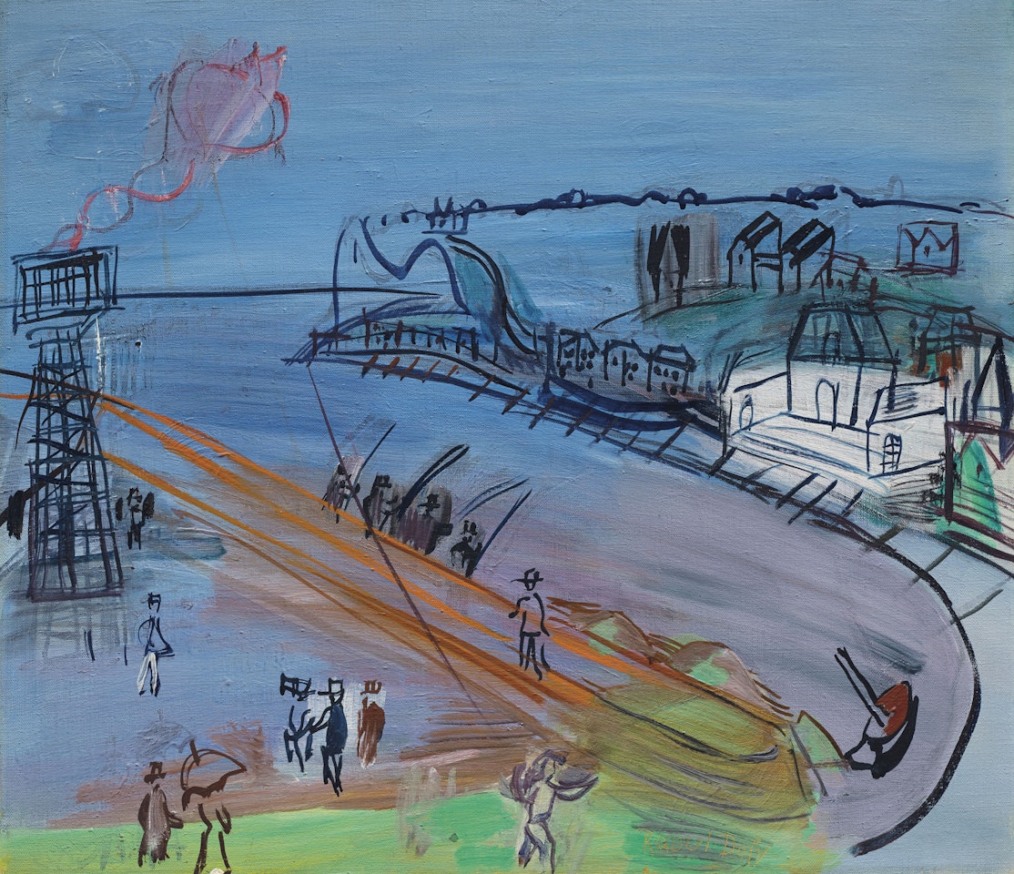 L'entrée du port de Sainte-Adresse by Raoul Dufy
