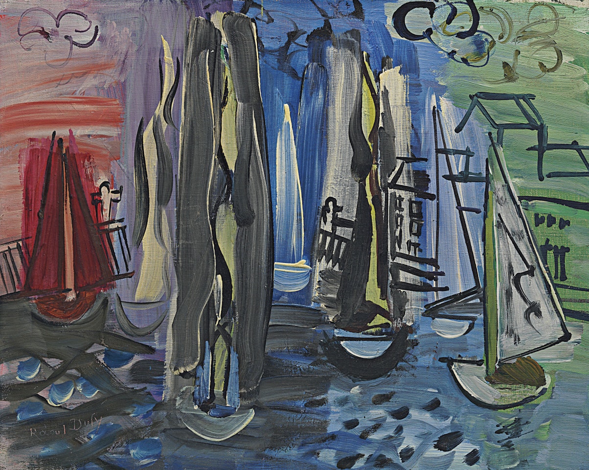 Les Régates by Raoul Dufy