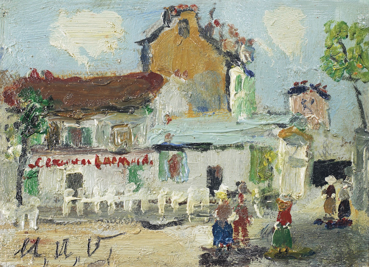 Le Lapin Agile à Montmartre by Maurice Utrillo