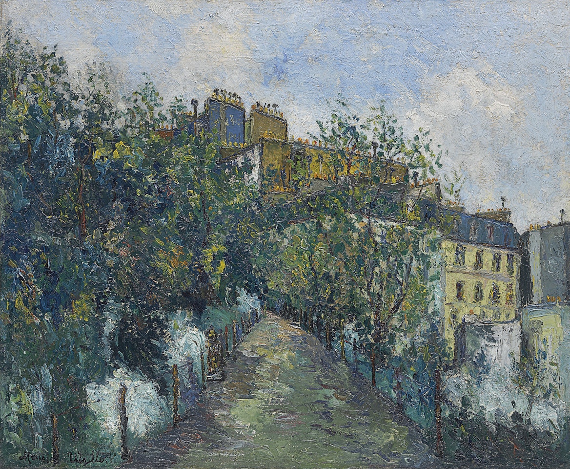 Le square Saint-Pierre à Montmartre by Maurice Utrillo