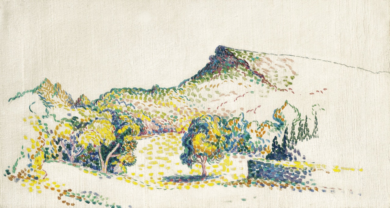 Etude pour Paysage avec Le Cap Nègre by Henri Edmond Cross