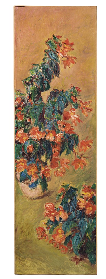 Azalées rouges en pot by Claude Monet