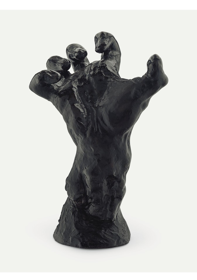 Main crispée droite, agrandissement dite aussi grand modèle by Auguste Rodin