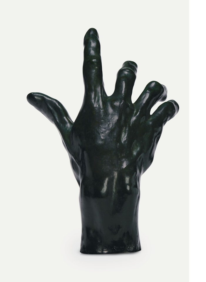 L'un des Bourgeois de Calais: Main droite de Pierre et Jacques de Wissant, état définitif by Auguste Rodin