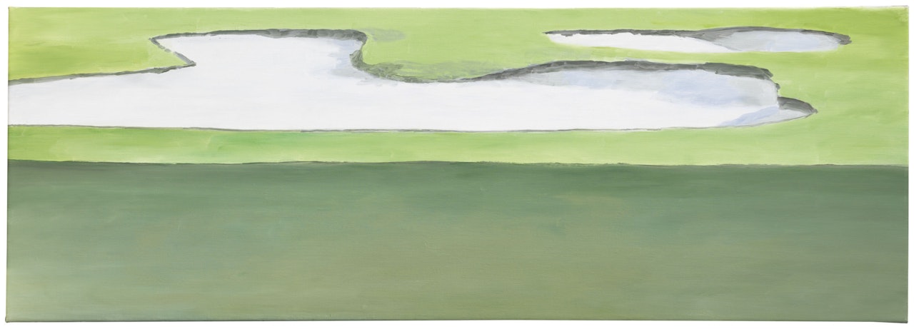 Golf Course by Luc Tuymans