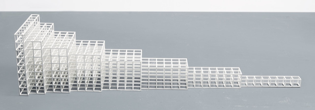 Horizontal Progression #1 by Sol LeWitt