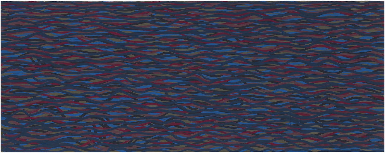 Horizontal Brushstrokes by Sol LeWitt