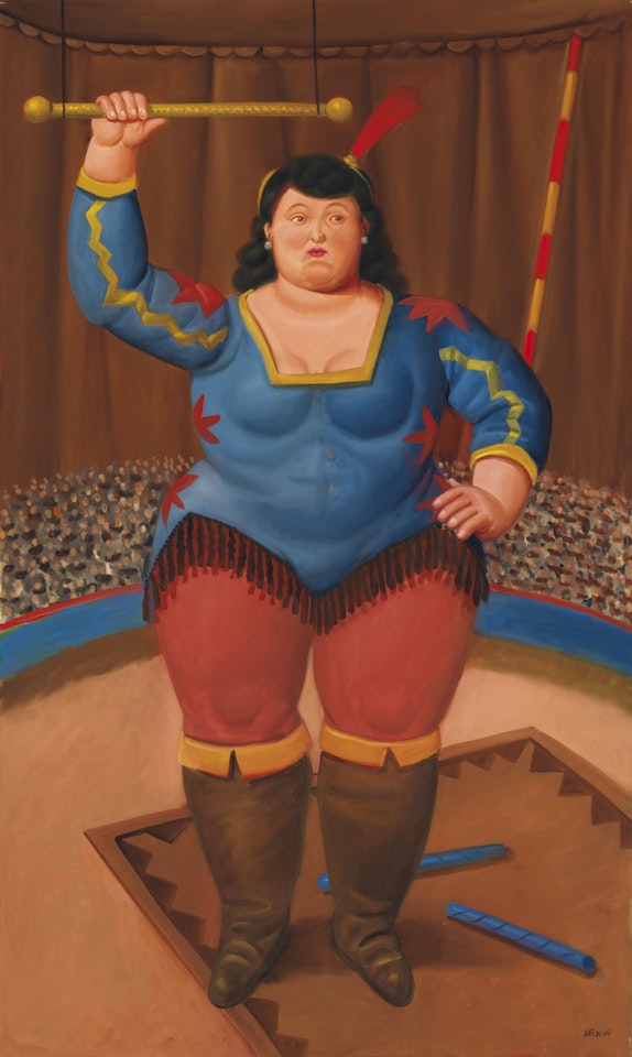 Circus Woman by Fernando Botero