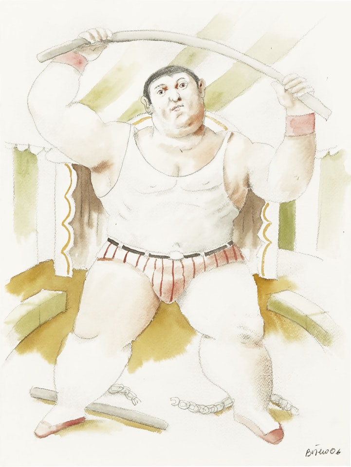 Circus Strongman by Fernando Botero