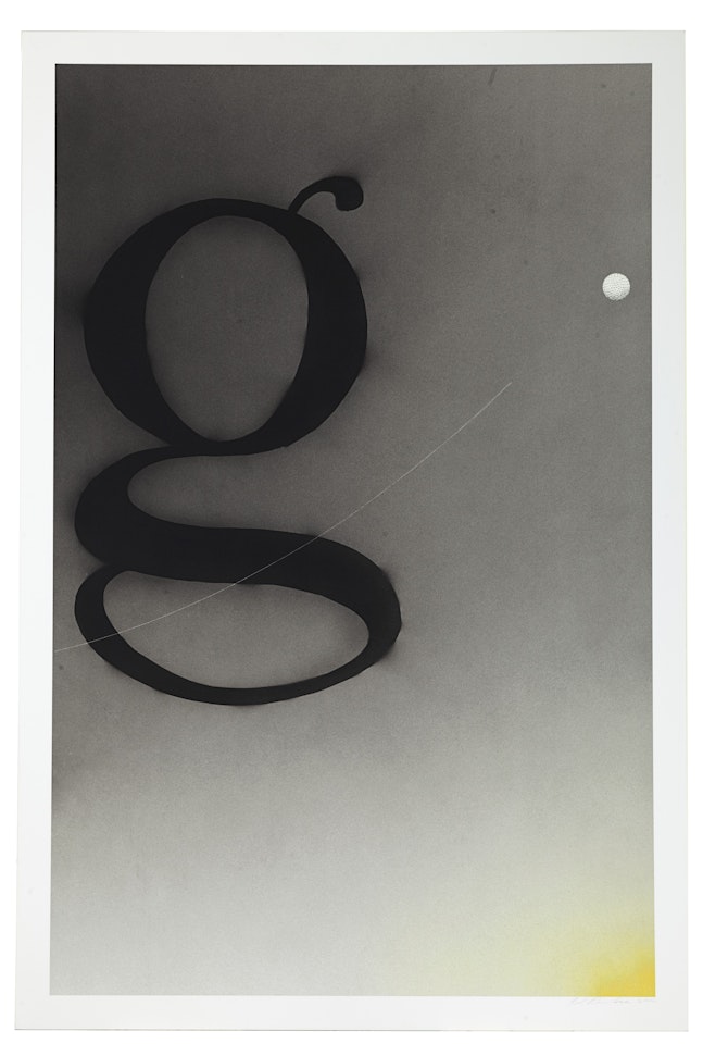 G & Golf Ball by Ed Ruscha