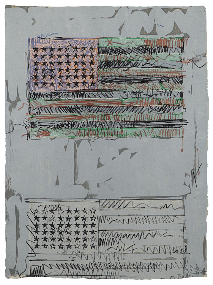 Flags II by Jasper Johns