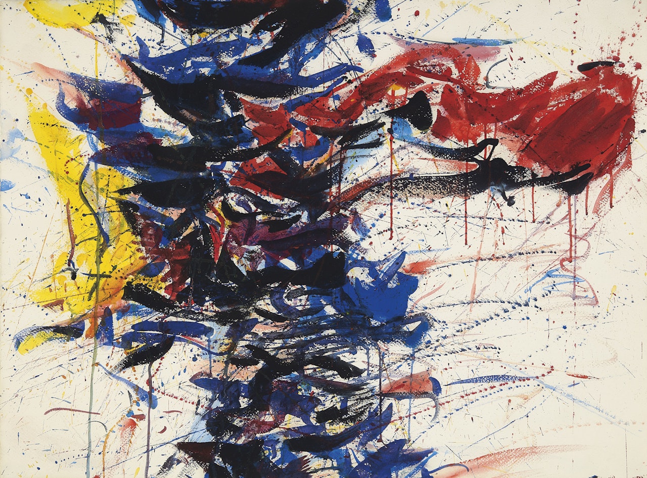 Study for Moby Dick, Number Two by Sam Francis