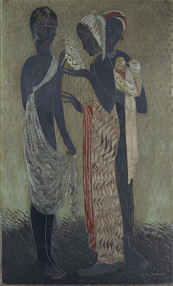 PANNEAU 'TROIS FIGURES' by Jean Dunand