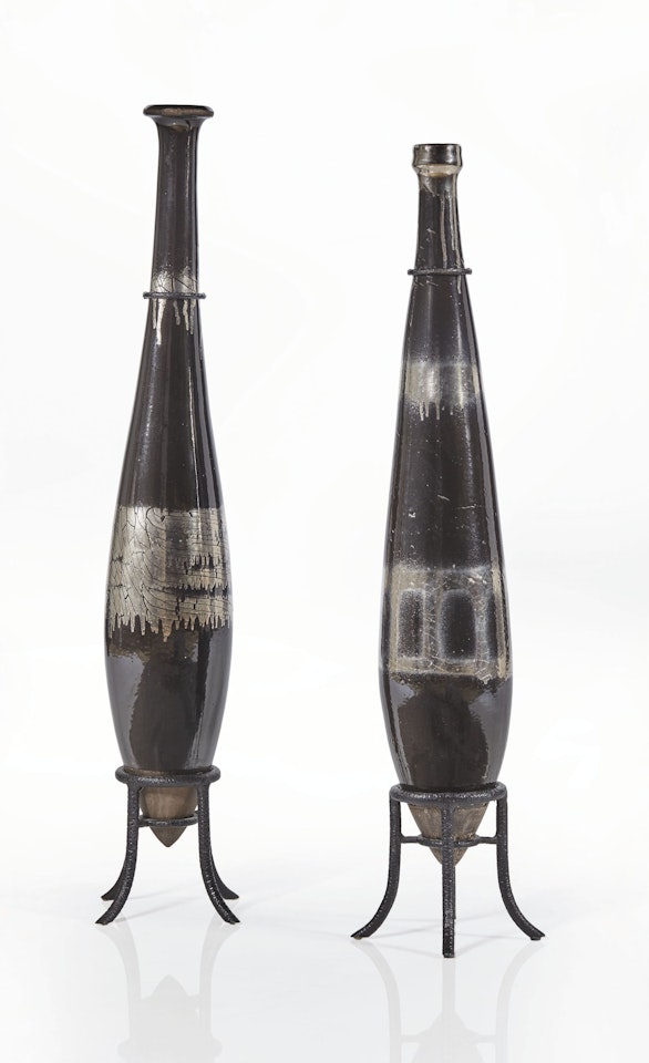 DEUX VASES AMPHORE, VERS 1927-1928 by Jean Besnard