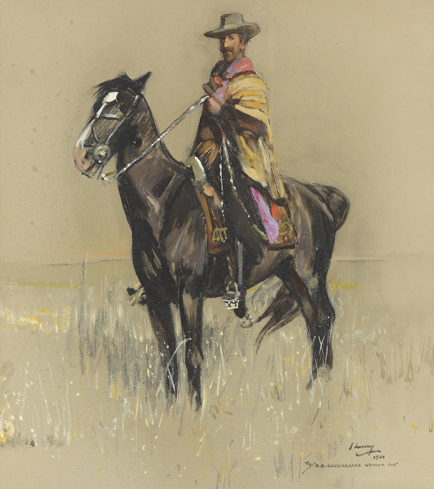 'Don Roberto': Robert Bontine Cunninghame Graham on Pampa by John Lavery
