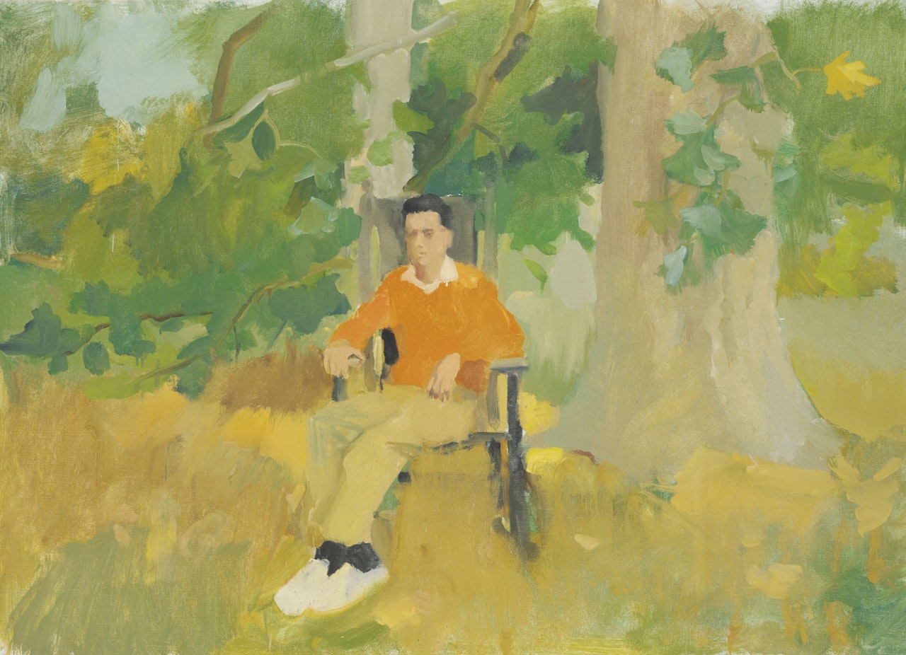 Jimmy Schuyler by Fairfield Porter