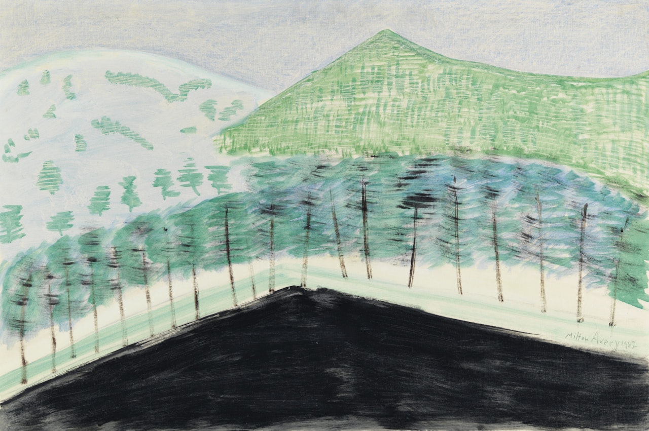 Lake in the Mountains by Milton Avery
