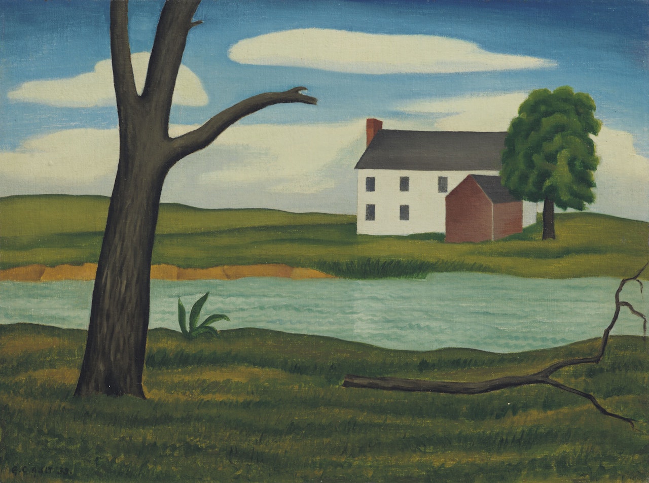 New England Landscape by George Copeland Ault