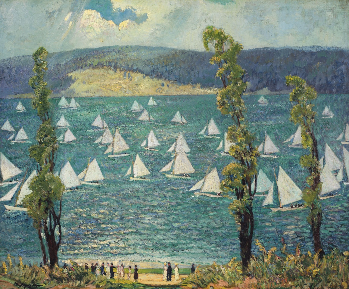 Race at Gloucester by Hayley Lever