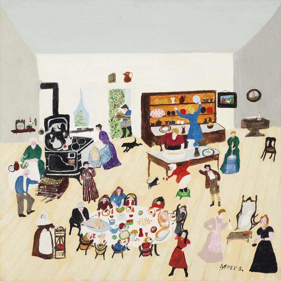 Thanksgiving by Grandma Moses