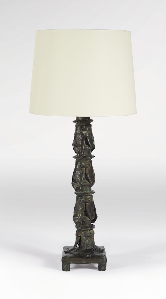 A 'QUATRE FEUILLES' TABLE LAMP by Diego Giacometti