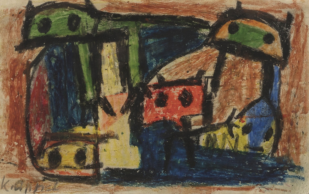 Untitled (Questioning Children) by Karel Appel