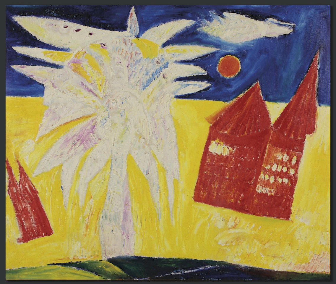 Det rode hus (The Red House) by Carl-Henning Pedersen