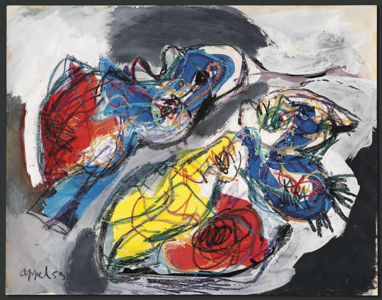 Les Animaux Amoureux (Animals in Love) by Karel Appel