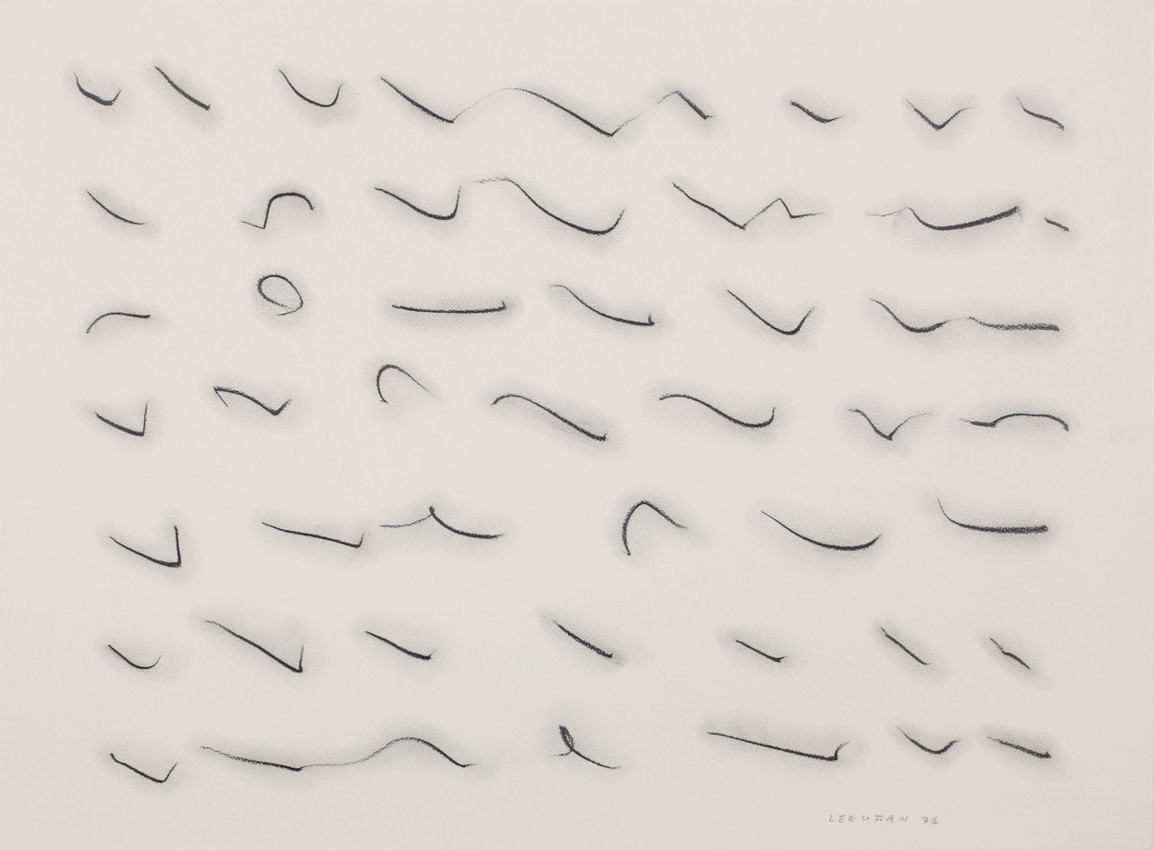 Untitled (From Line Series) by Lee Ufan