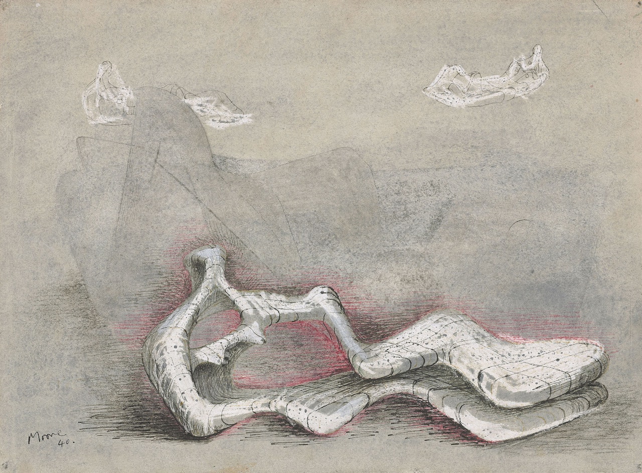 Reclining Figures by Henry Moore