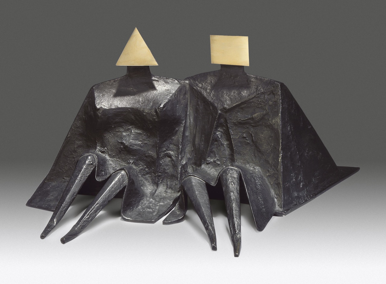 Sitting Couple II by Lynn Chadwick