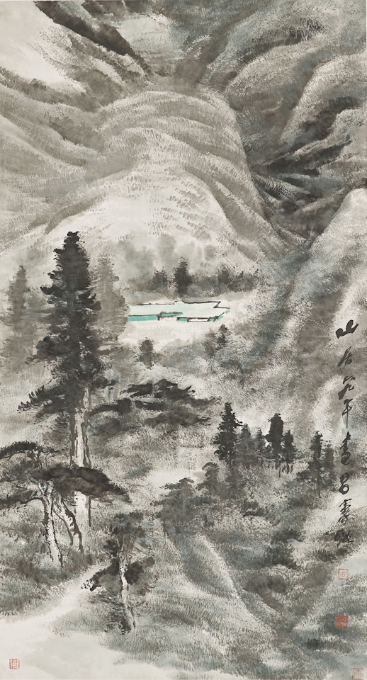 Mountain Dwelling by Lu Shoukun (Lui Shou-Kwan)