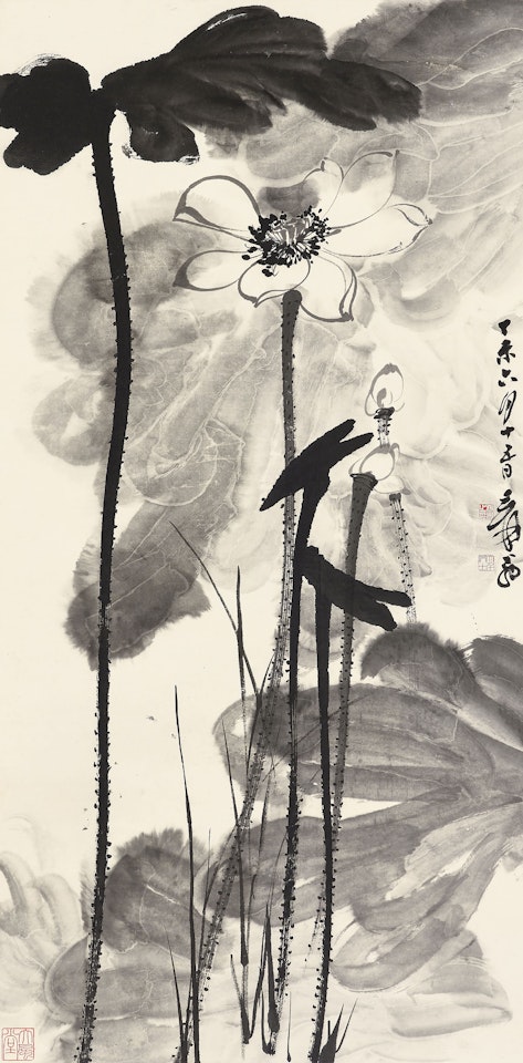 Lotus by Zhang Daqian