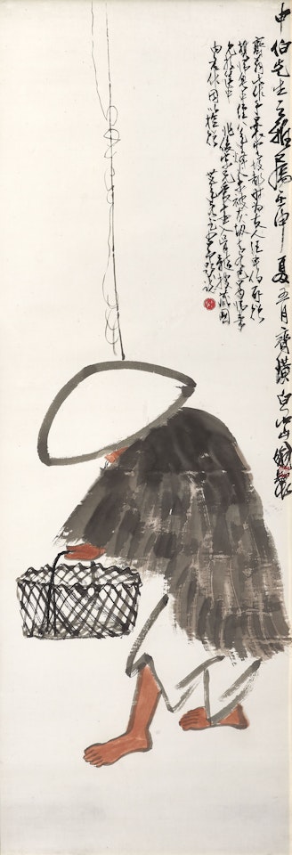 An Old Fisherman by Qi Baishi