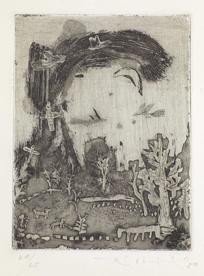 Idylle Champêtre (Rural Idyll) by Zao Wou-Ki