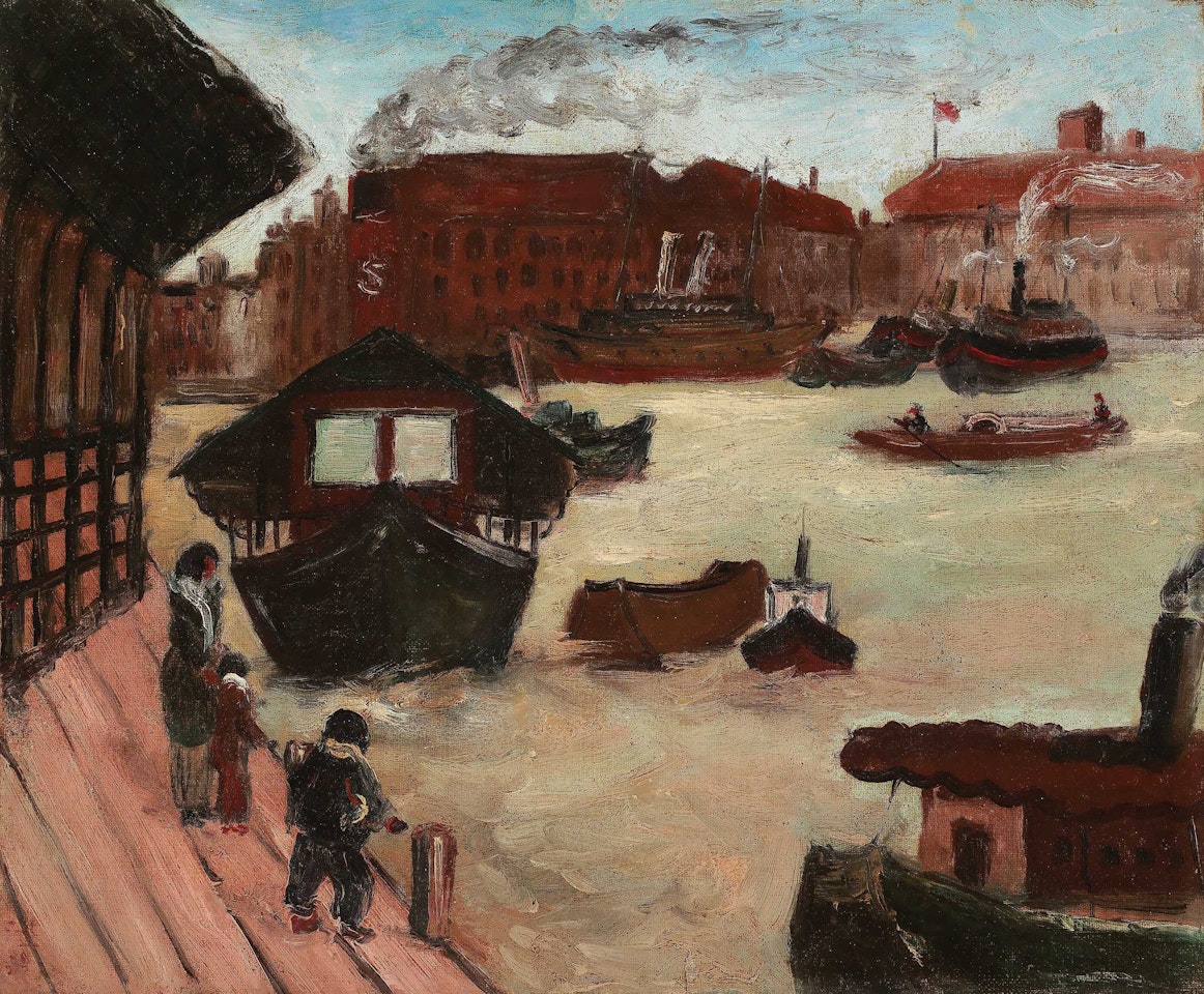 Shanghai Ferry Pier by Chen Cheng-Po