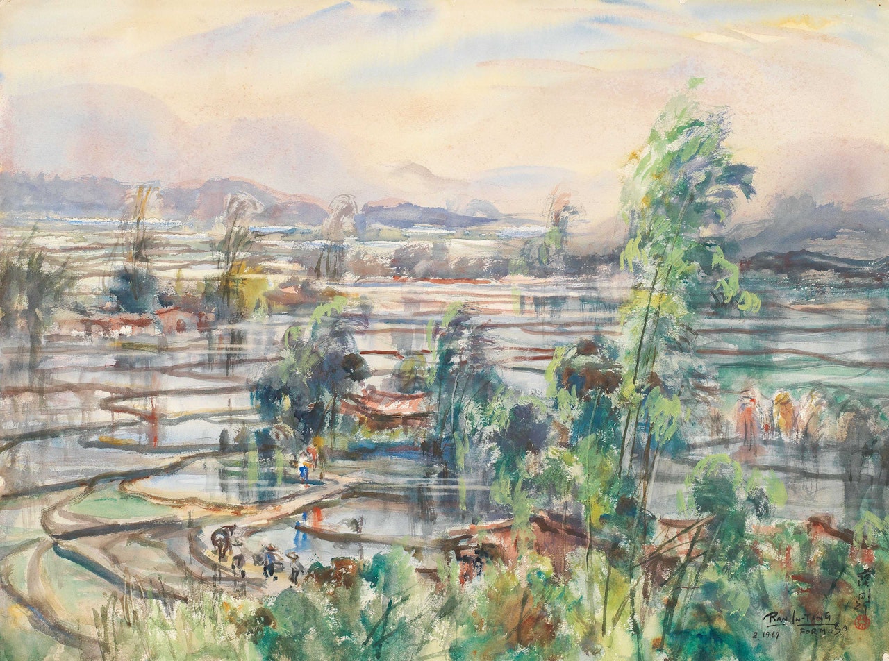 Terraced Field by Ran In-Ting (Lan Yinding)