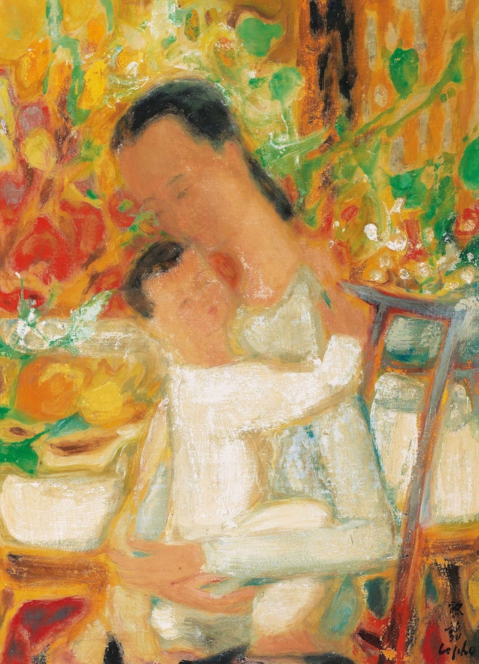 Mere et l'enfant (Mother and Child) by Le Pho