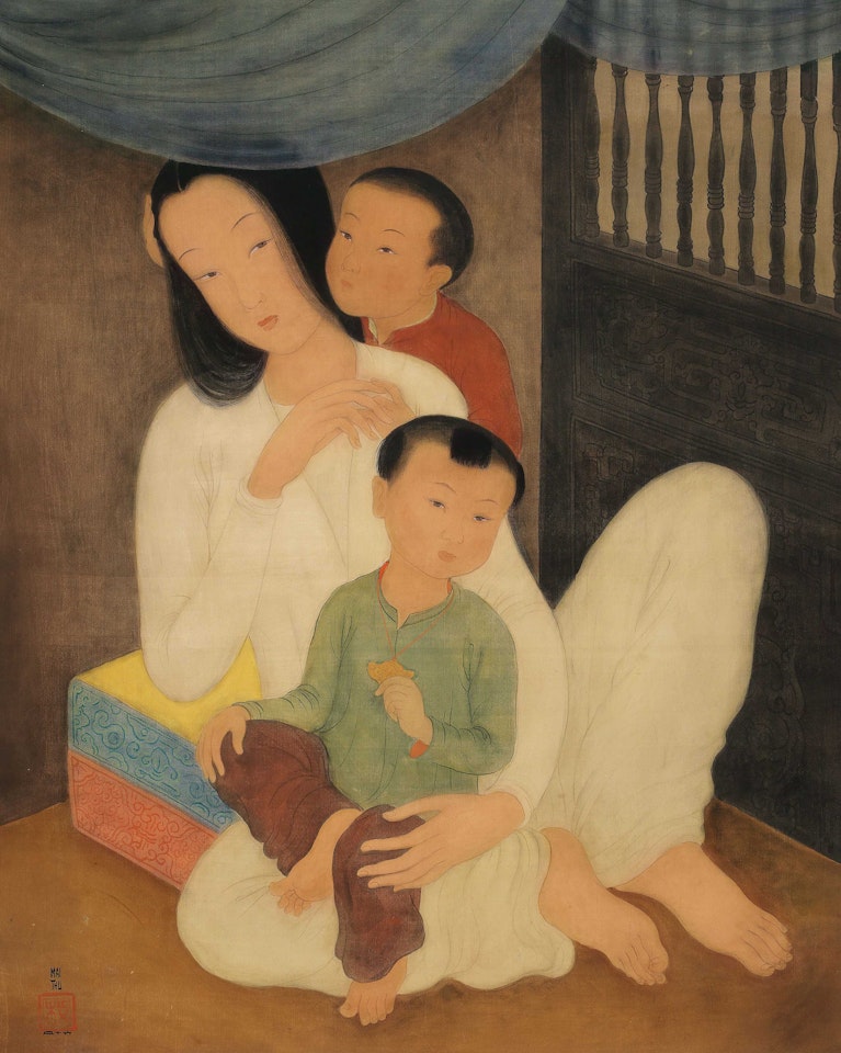 Mère et Enfants (Mother and Children) by Mai Trung Thu