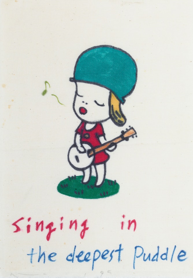 Singing in the Deepest Puddle by Yoshitomo Nara