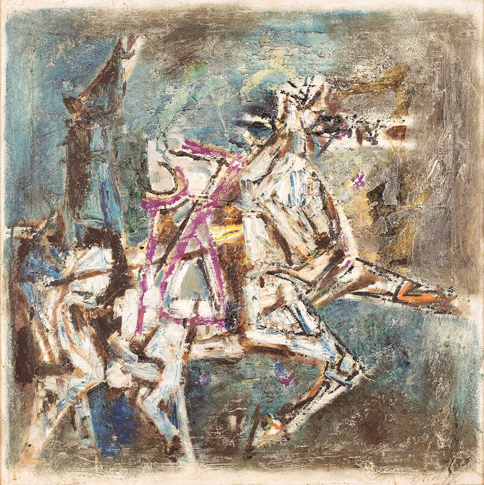Untitled (Horse) by M.F. Husain