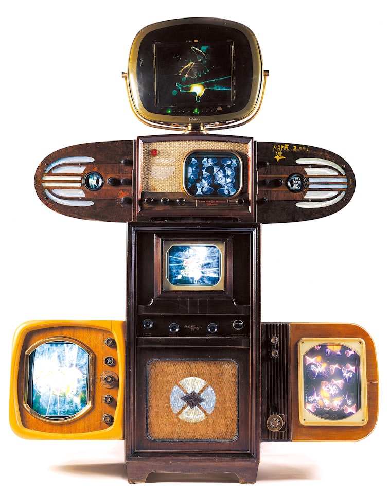 Baby Buddha by Nam June Paik