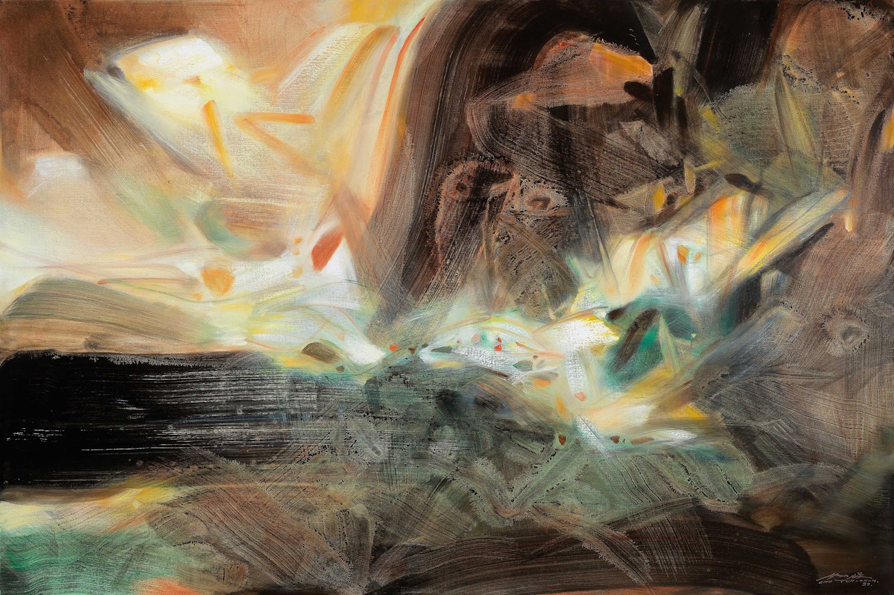 Sombre Horizontal by Chu Teh-Chun