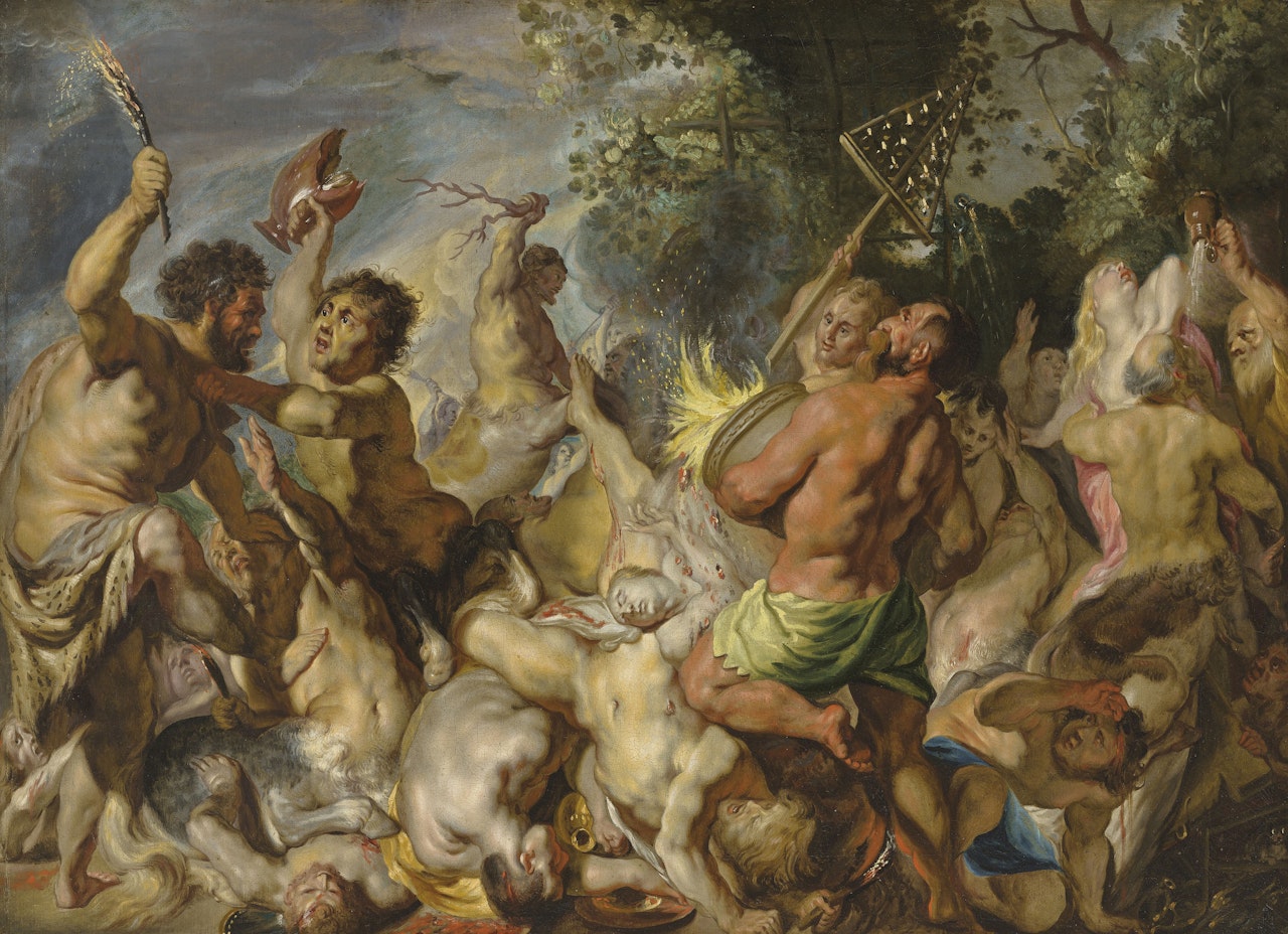 The Battle of the Centaurs and the Lapiths by Jacob Jordaens