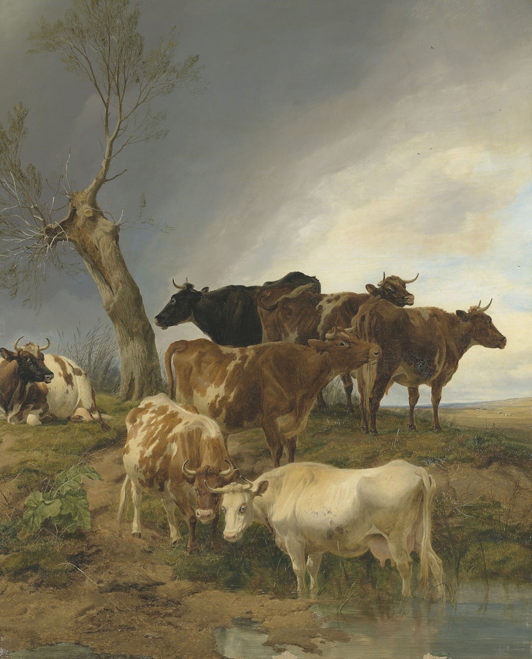 Evening, Canterbury Meadows by Thomas Sidney Cooper