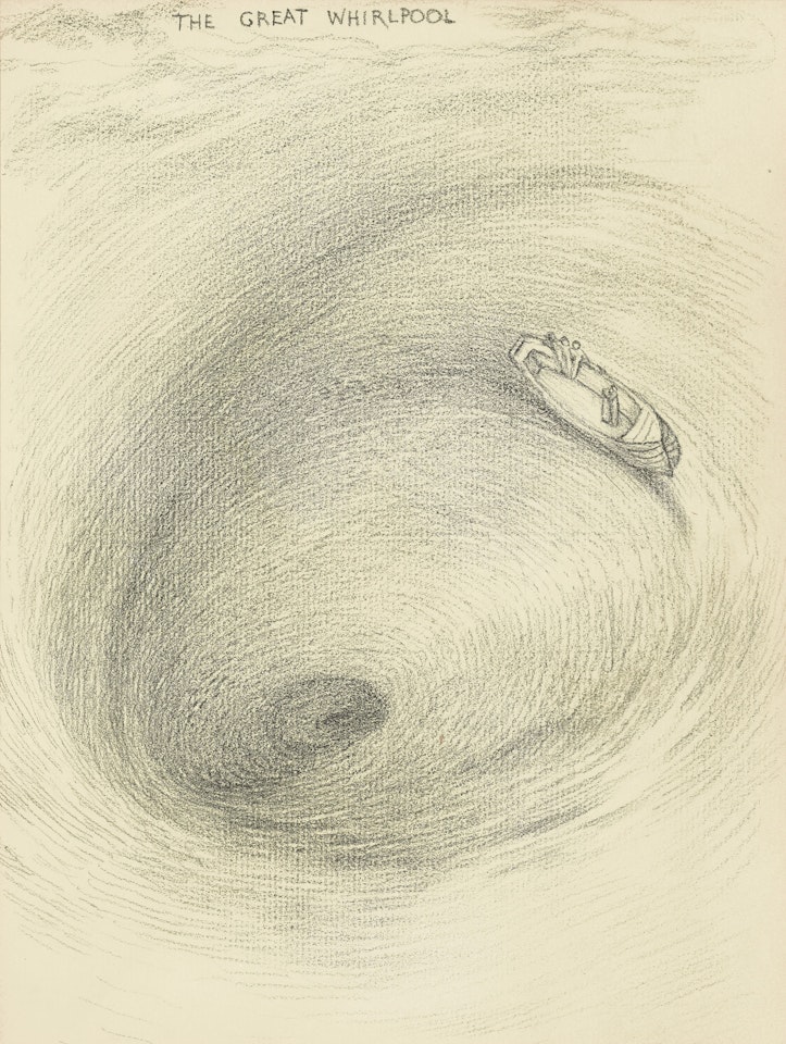 The Great Whirlpool by Edward Coley Burne-Jones