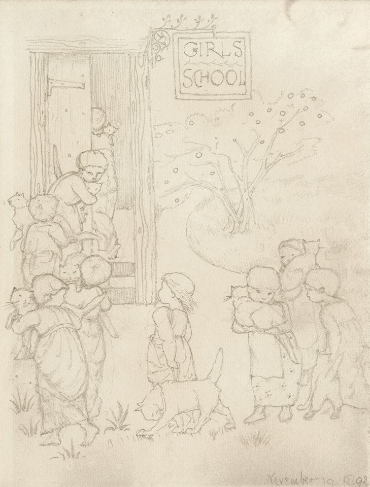 The Girls' School by Edward Coley Burne-Jones